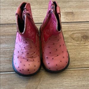 GUC Roper Ostrich Boots